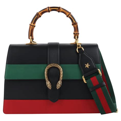 gucci handbag red green stripe|gucci shoulder bag red.